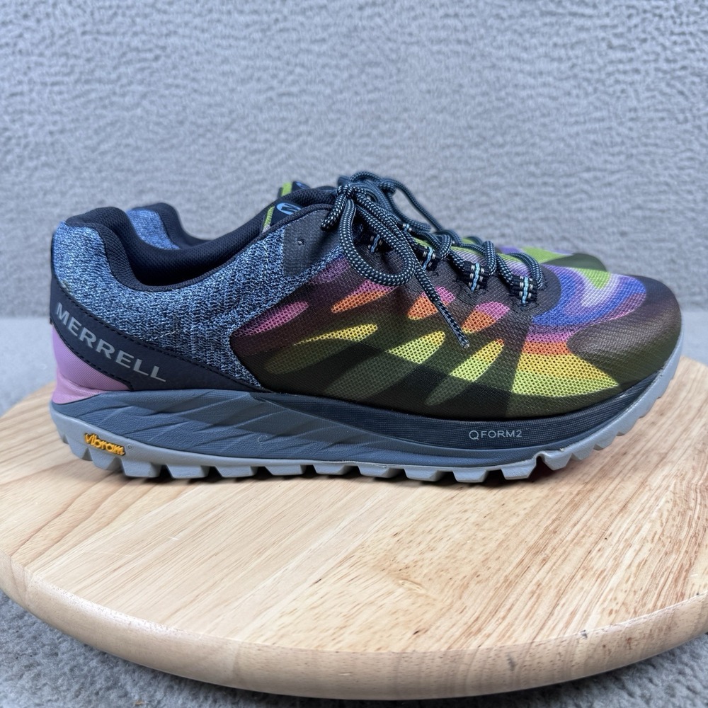Merrell Antora 2 Womens 9.5 Rainbow Trail Running Hiking Shoes Vibram J135430W